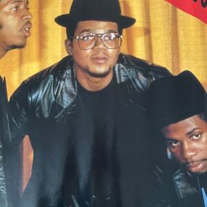 RUN DMC Vintage Poster Rap Music Hip Hop 1980s - Etsy