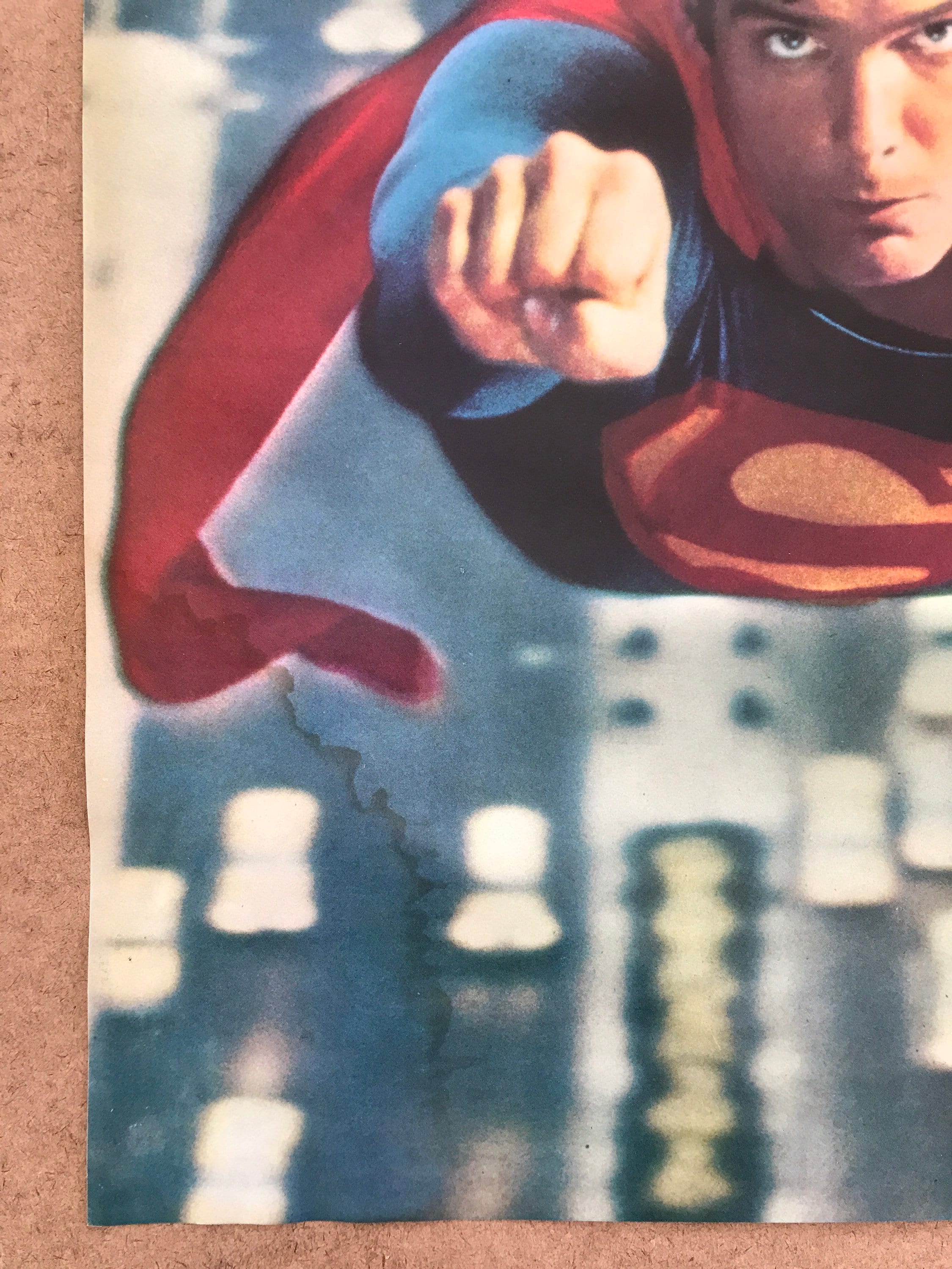 ヴィンテージ オリジナル 1970 年代 スーパーマン 映画 記念品 1978