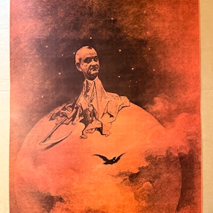 LBJ Grim Reaper antibélico póster vintage de paz