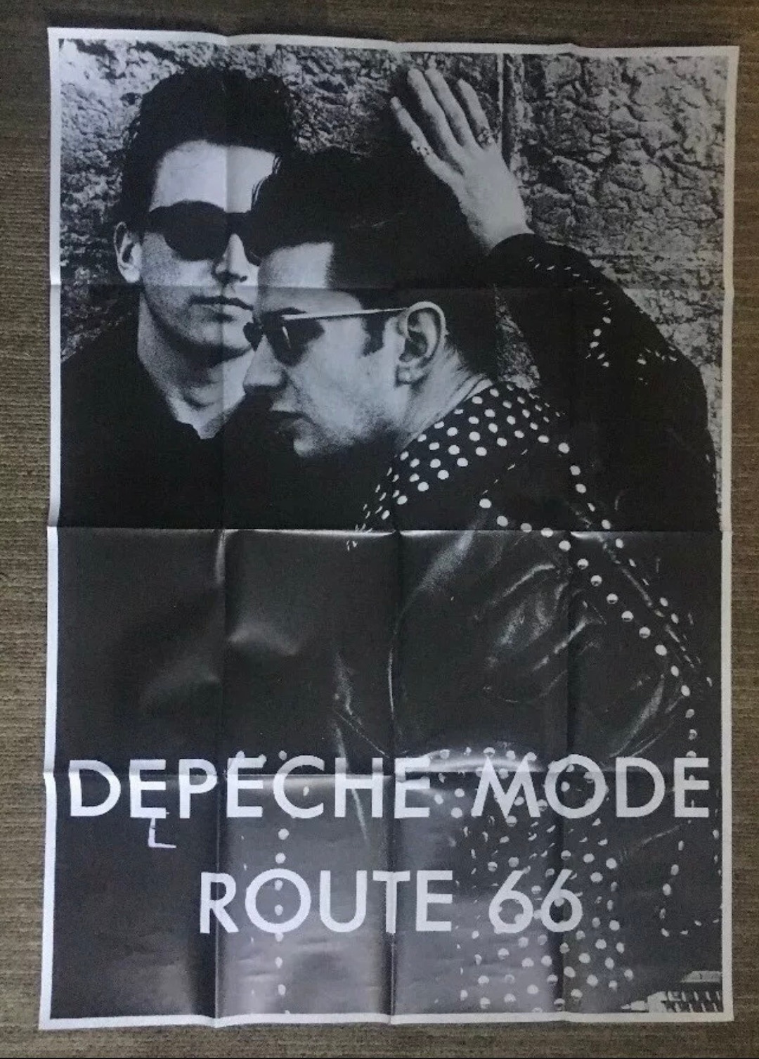 Original Vintage 1980s Depeche Mode Route 66 Music Memorabilia