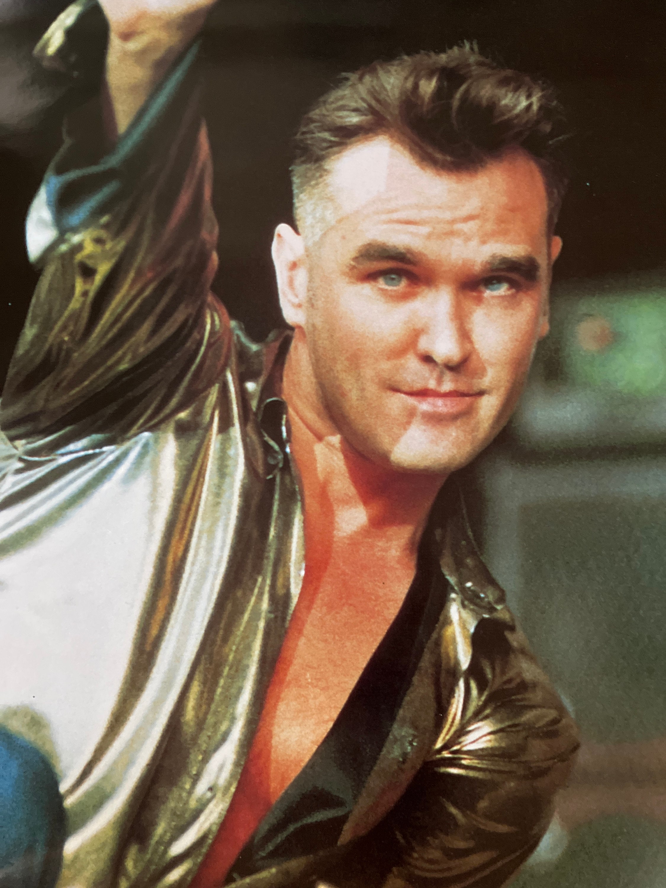 Vintage Poster Morrissey Music Memorabilia Photograph Style 1990s