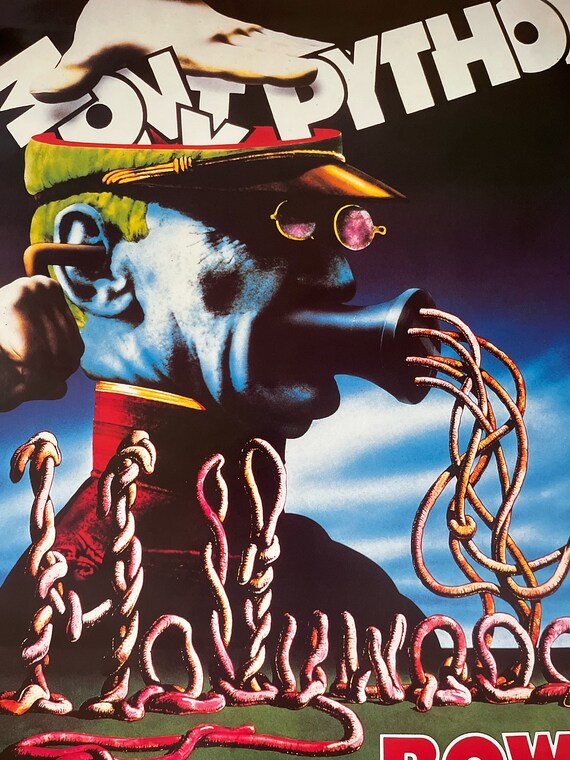 Vintage Poster Monty Python Live at the Bowl 1990s Print - Etsy