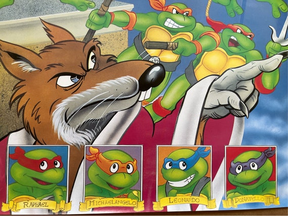 ビンテージ ポスター ティーンエイジ ミュータント ニンジャ