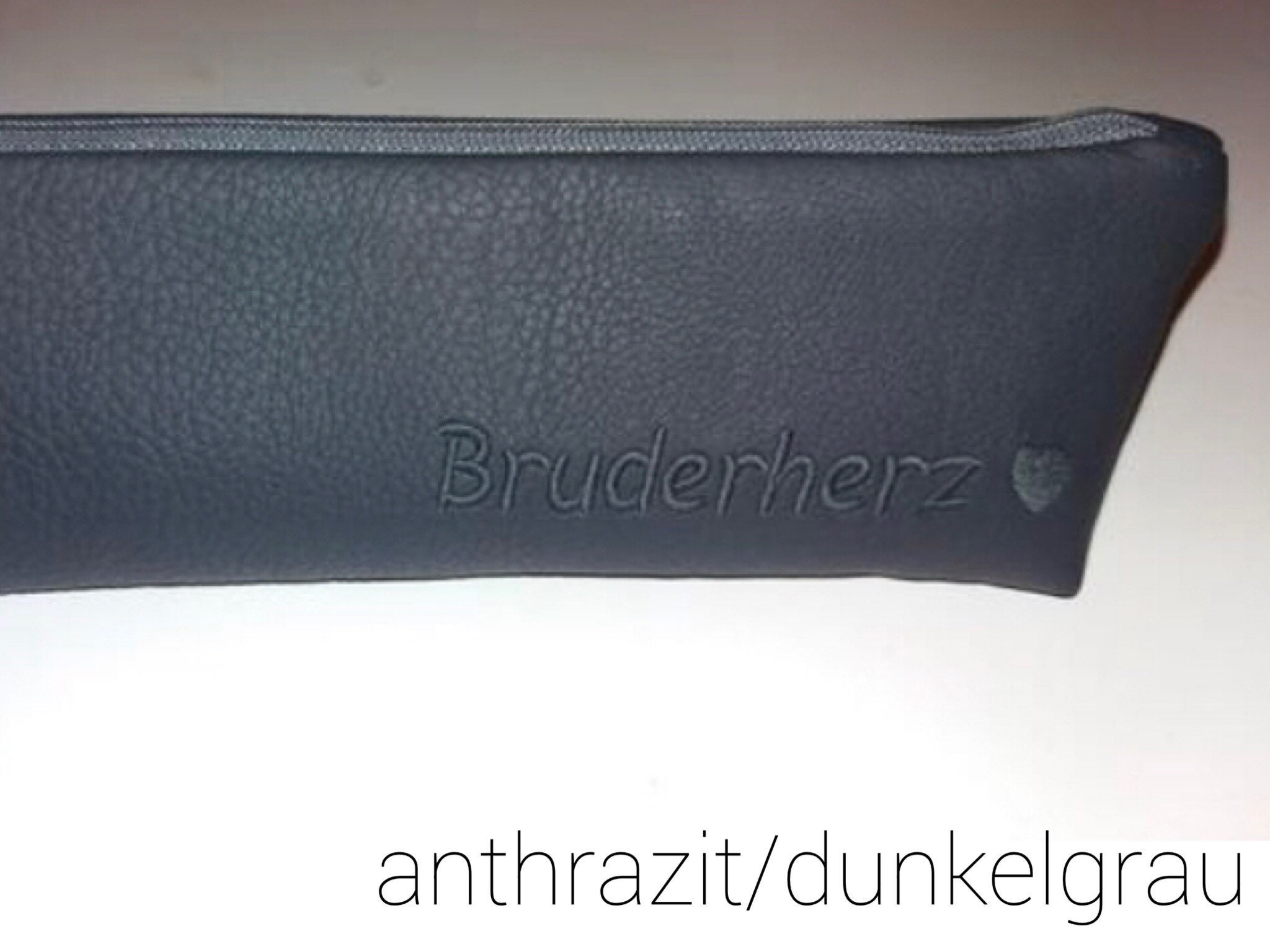 CZYY Federmäppchen Mit 3D-Drachenauge – Schwarzes Kunstleder, Großer Reißverschluss, 22 Cm