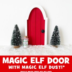 Magic Elf Door With Magic Elf Dust, Red Elf Door, Shipping Now - Etsy