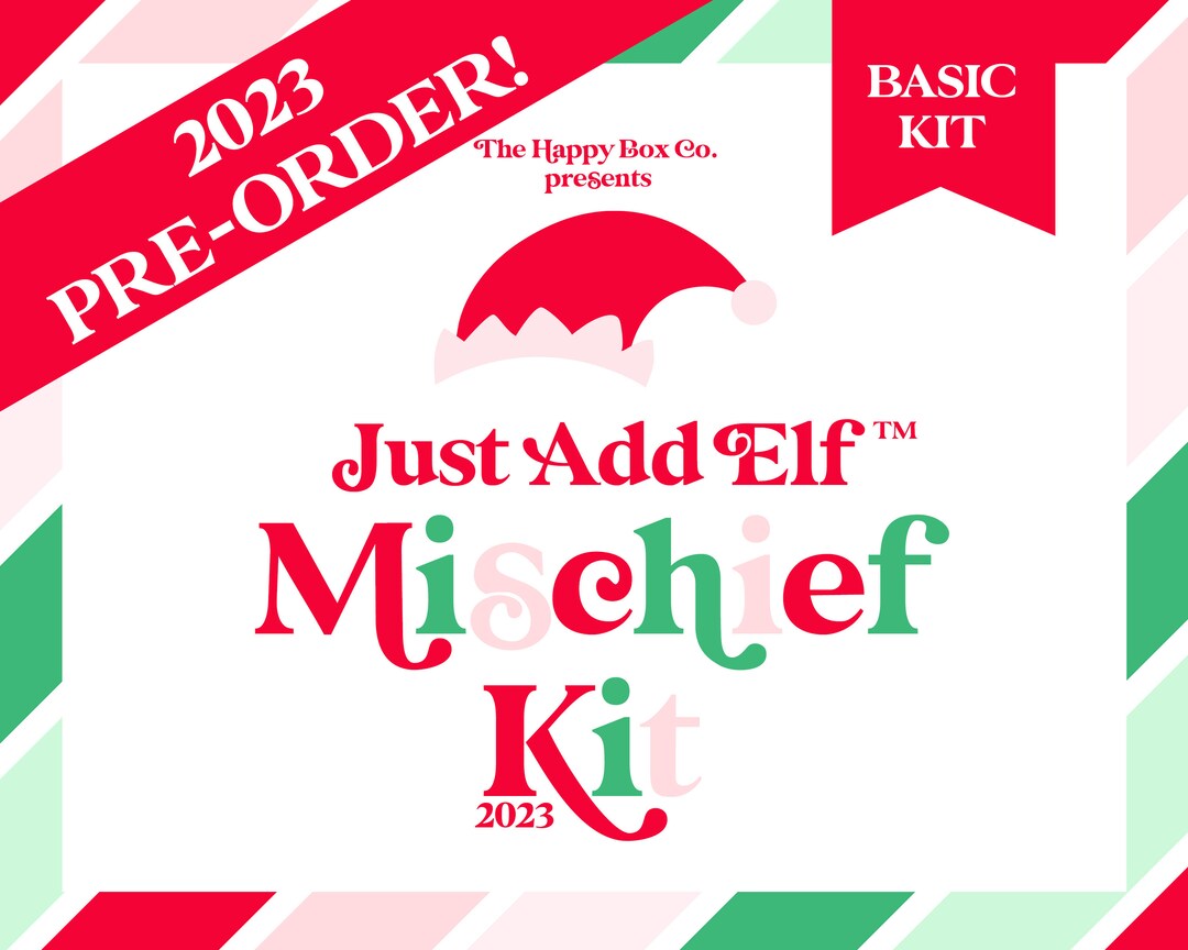 Elf Kit Preorder for 2023 24 Days of Elf Fun for 2023 Ships