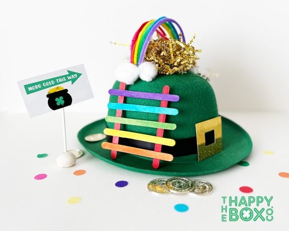 Leprechaun Trap Kit for St Patrick's Day, Fun DIY Leprechaun Trap for Kids to Assemble for St Patty's Day