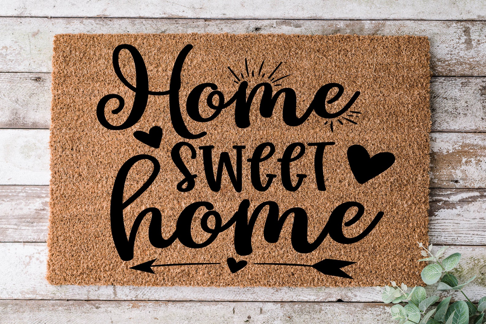 Home Sweet Home Door Mat Funny Doormat Wedding Gift Etsy