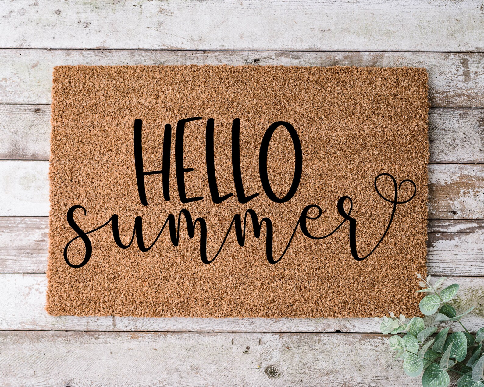 Hello Summer Door Mat Funny Doormat Wedding Gift Etsy UK