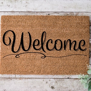 Welcome, Door mat, Funny Doormat, Wedding Gift, Housewarming gift, Home Doormat, Welcome mat, Closing gift - 1196