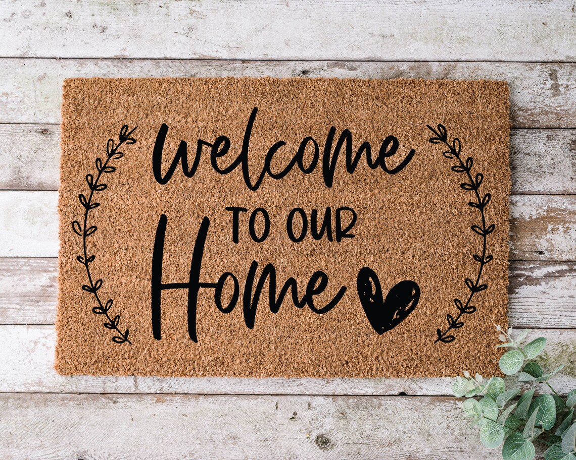 to Our Home Door Mat Funny Doormat Wedding Gift Etsy UK