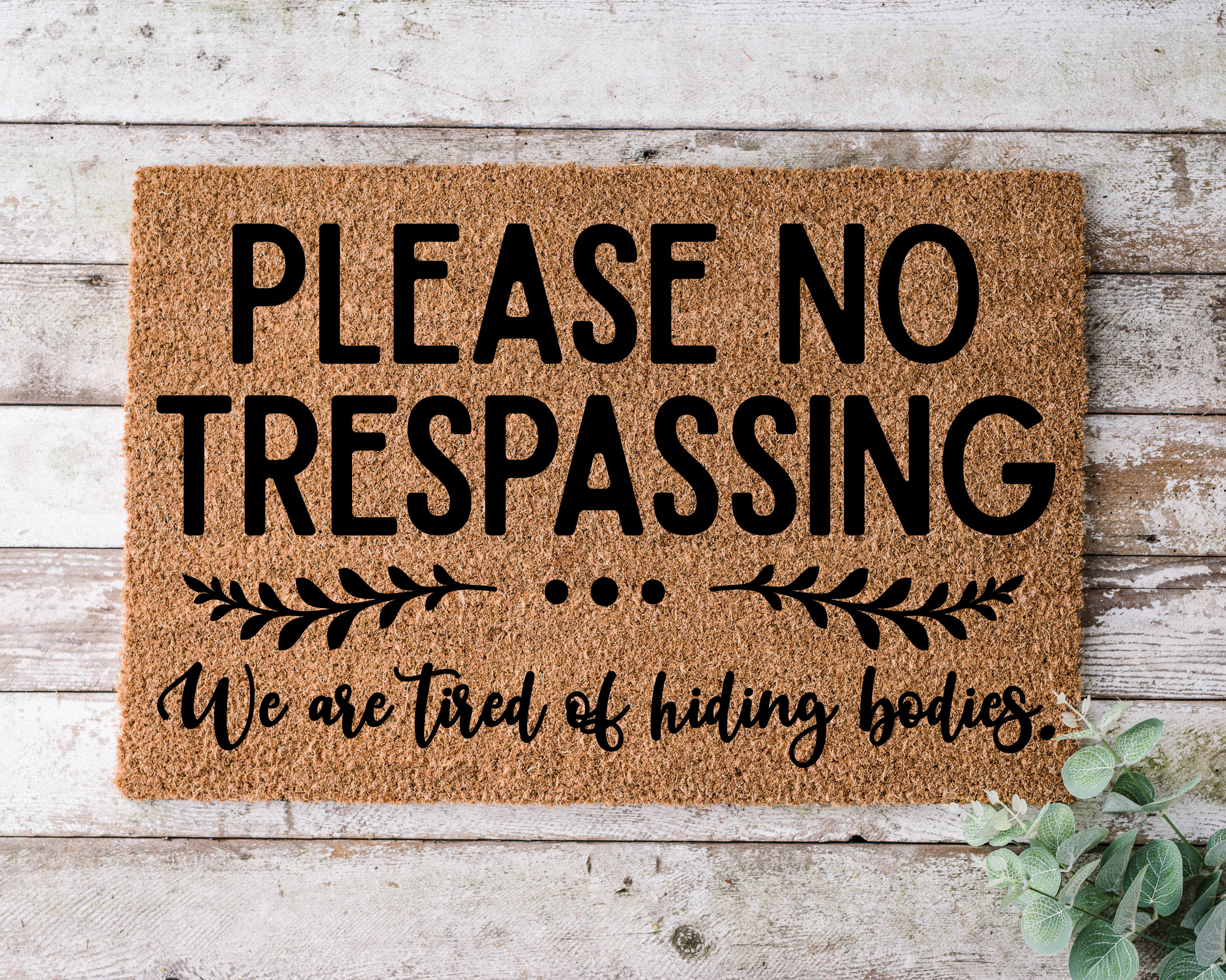 Por favor no entrar en el centro estamos cansados alfombra Etsy España