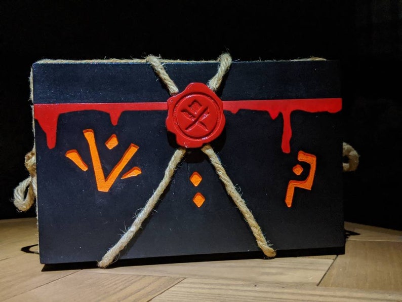 Sea of Thieves inspired Wondrous Box of Secrets. Handmade Etsy