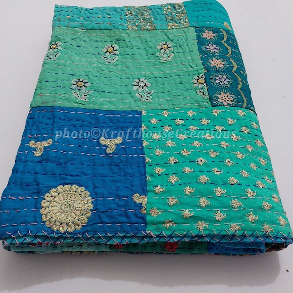 Kantha Quilt Etsy