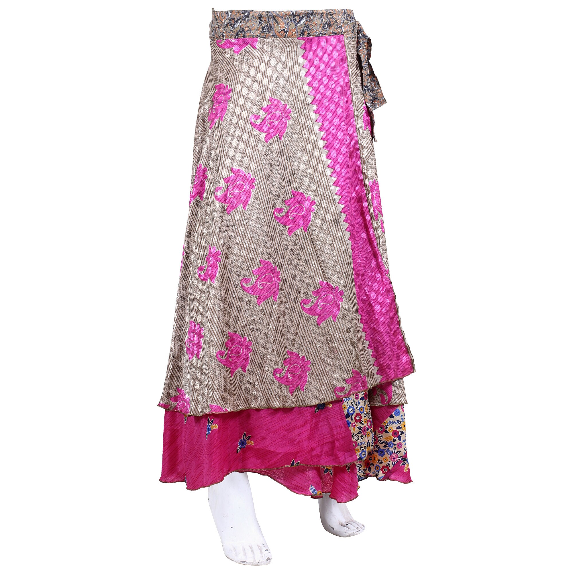 5 Pieces Assorted Lot of Vintage Sari Skirt/silk Sari Wrap - Etsy UK