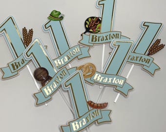 3D Oktoberfest inspired Custom Cake Topper/Centerpiece