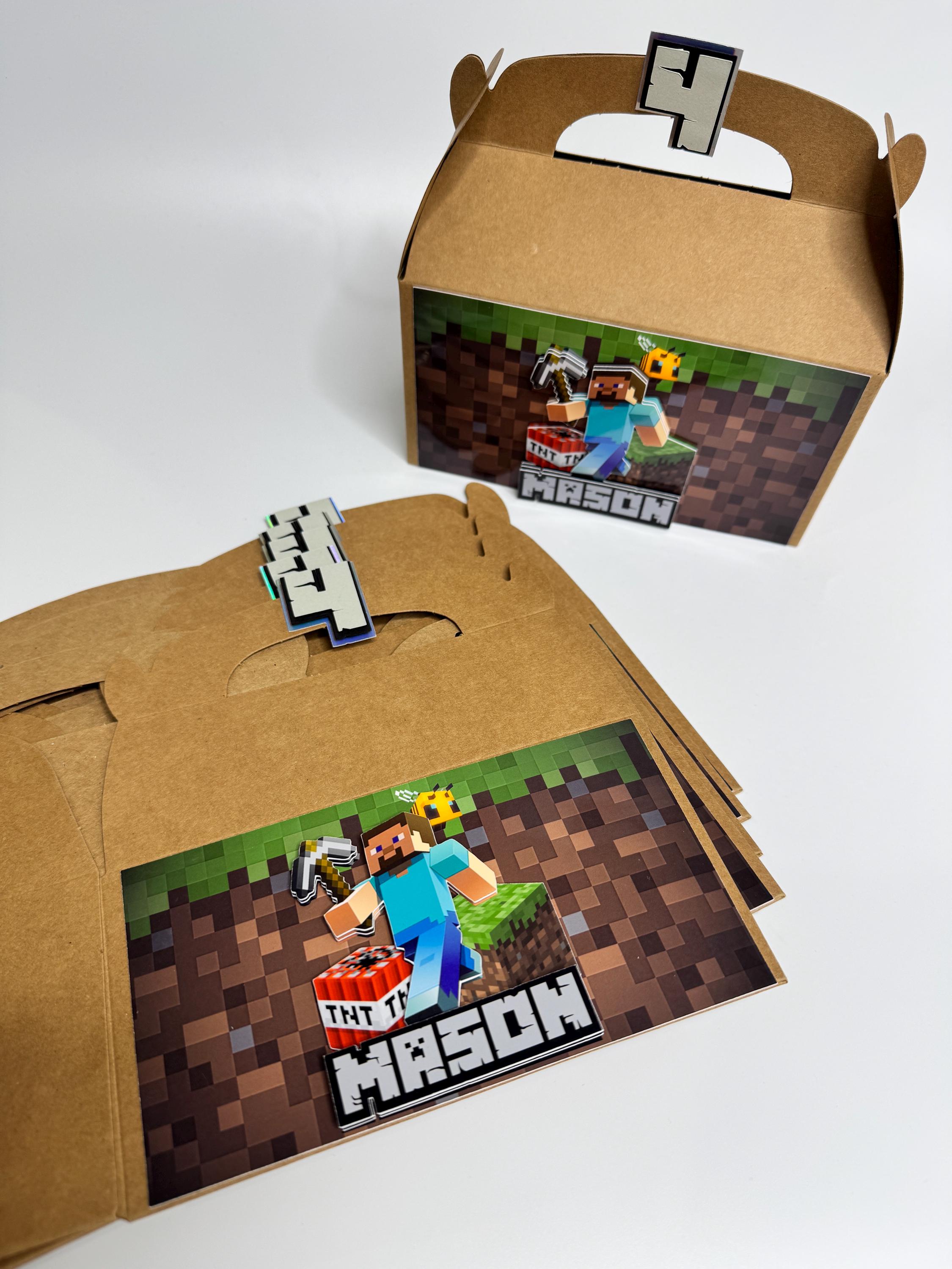 Personalized Minecraft Mini Topper