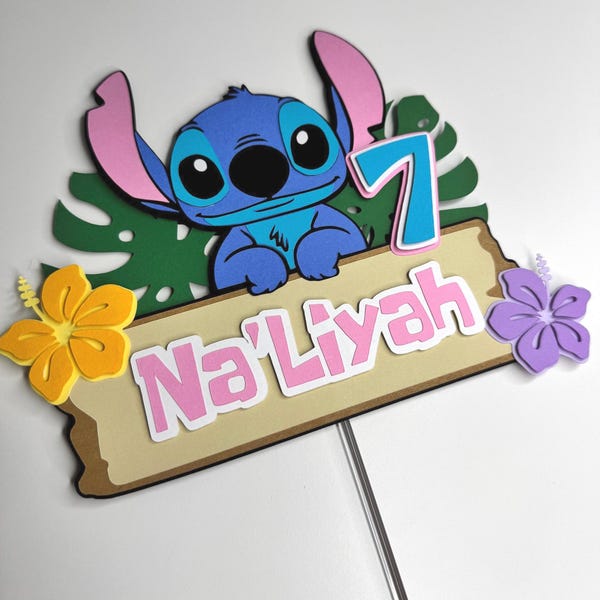 3D Ohana Cake Topper