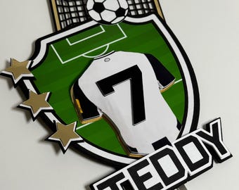 3D Soccer Cake Topper