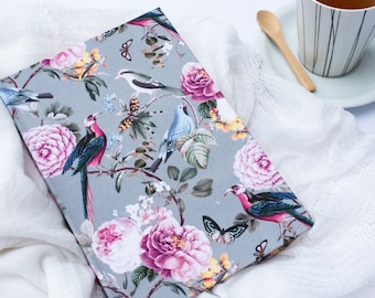 Carnet cartonné en tissu