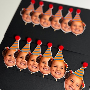 Set of Custom face Cupcake toppers