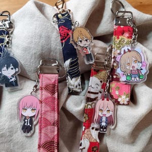 Keychain | Chainsaw Man | Anime | Handmade | 100% Cotton