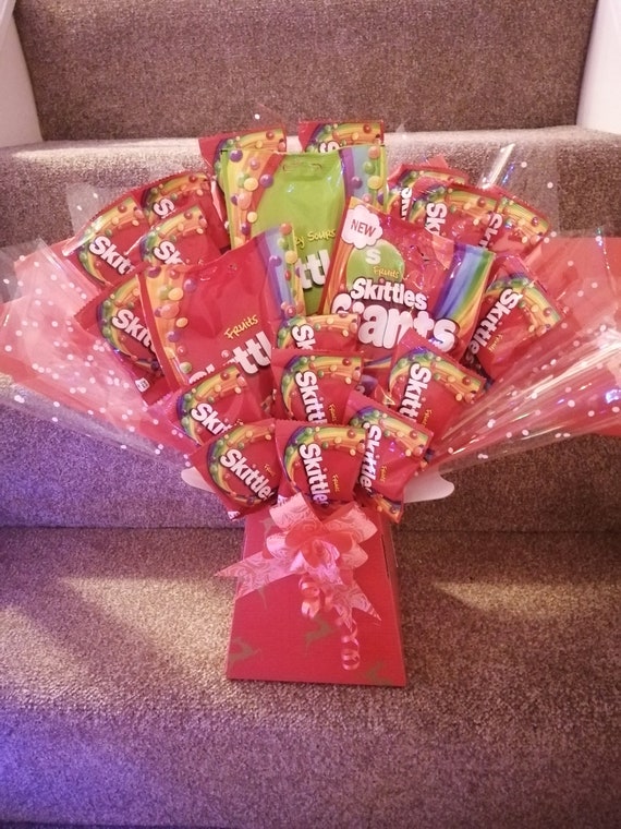 Skittles Sweet Bouquet Etsy