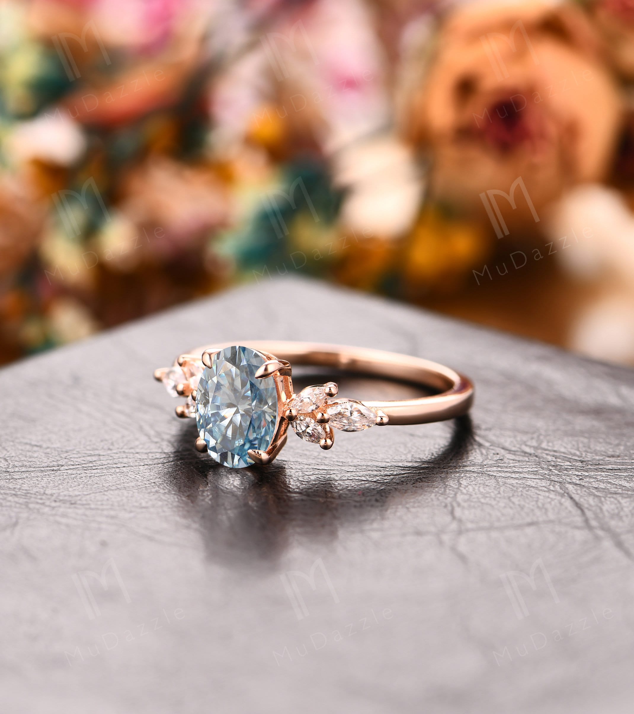 Showroom of Skyblue stone 925 silver lady ring | Jewelxy - 228315