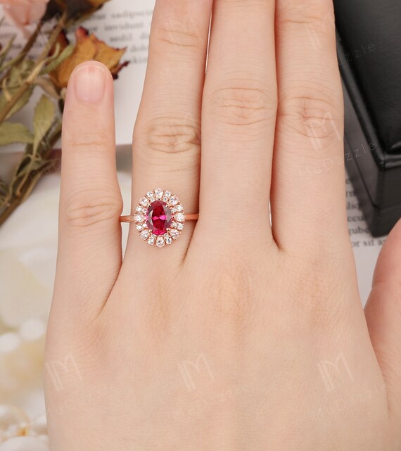 Red 2024 gemstone jewelry