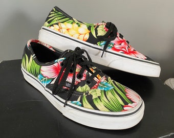 hawaiian flower vans