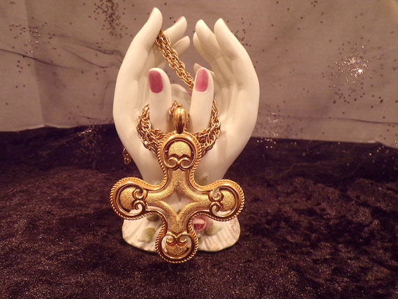 Trifari Crown Trifari Maltese Cross Pendent