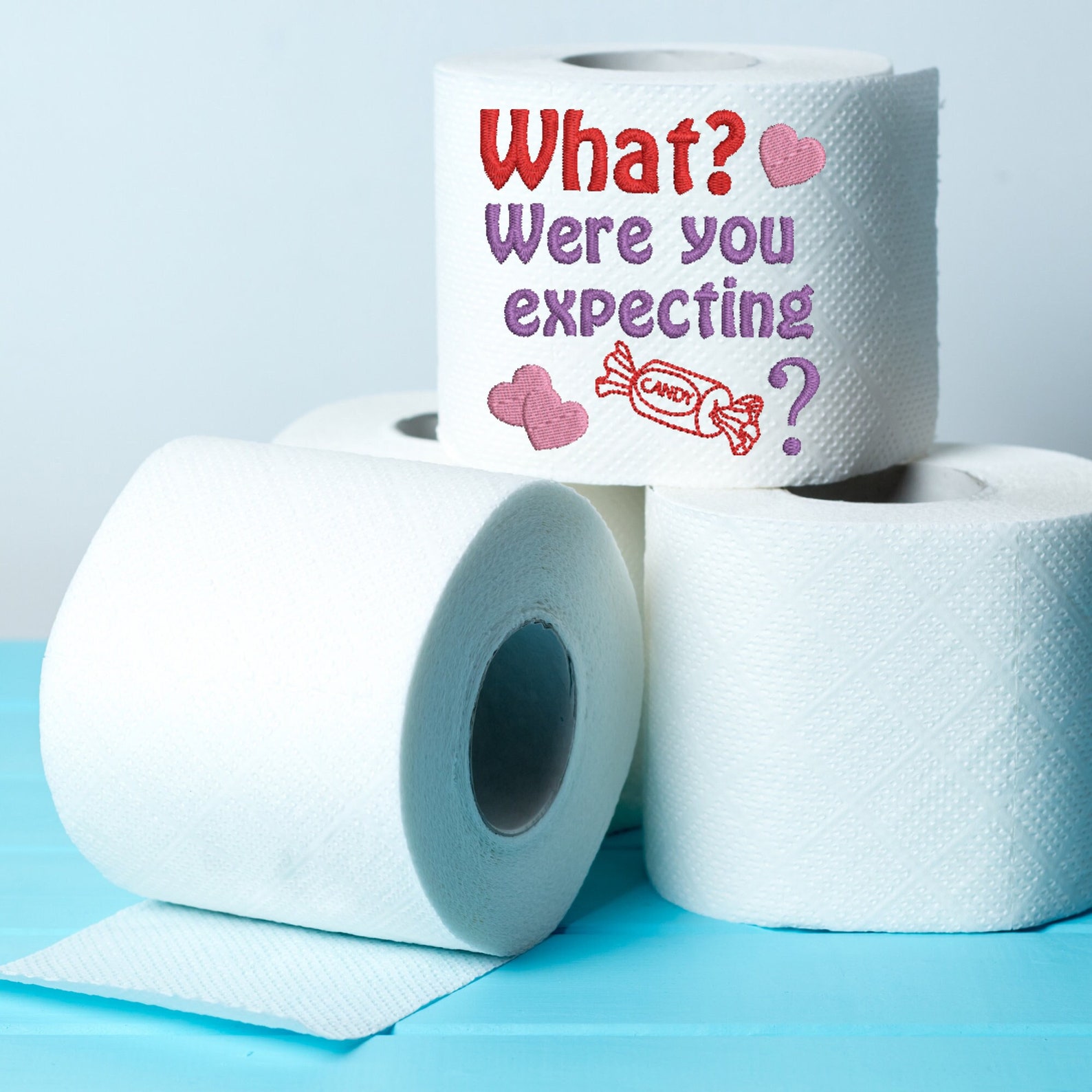 Valentine's Day Toilet Paper Embroidery Design Toilet Etsy