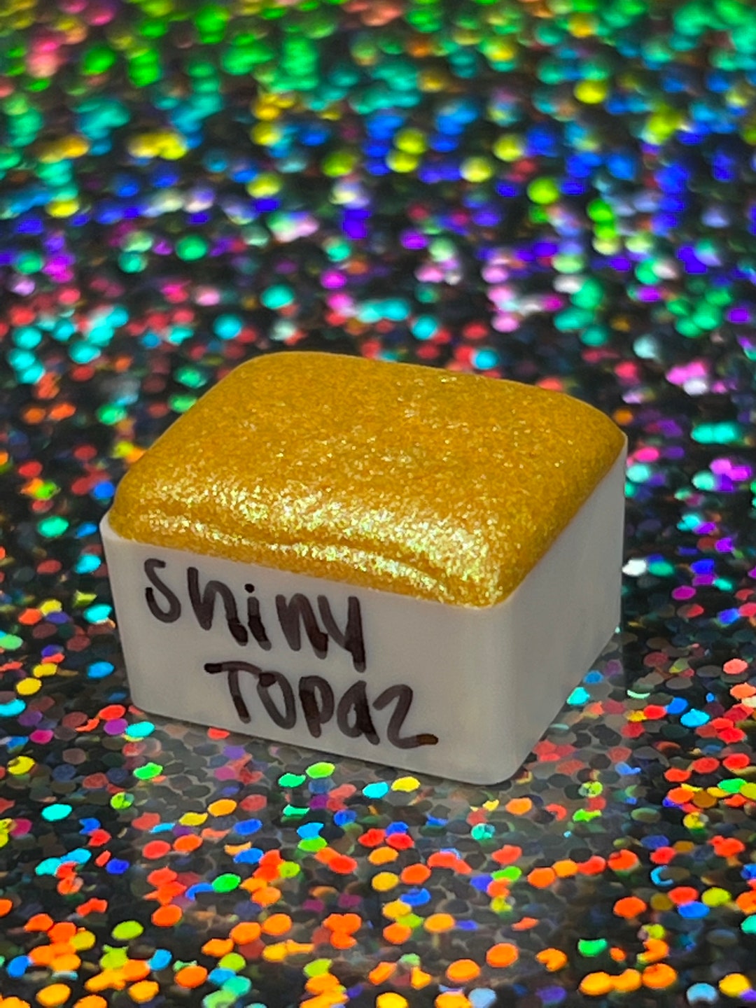 Shiny Topaz Dreamlight Valley Handmade Watercolor Half Pan Etsy