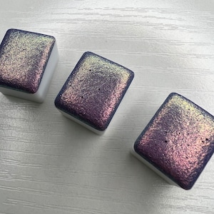 Exoplanet - colorshifting handmade watercolor