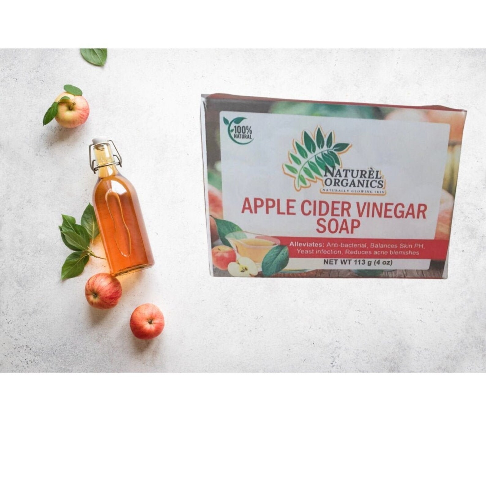 Apple Cider Vinegar soap Antibacterial Soap Acne Vegan Etsy