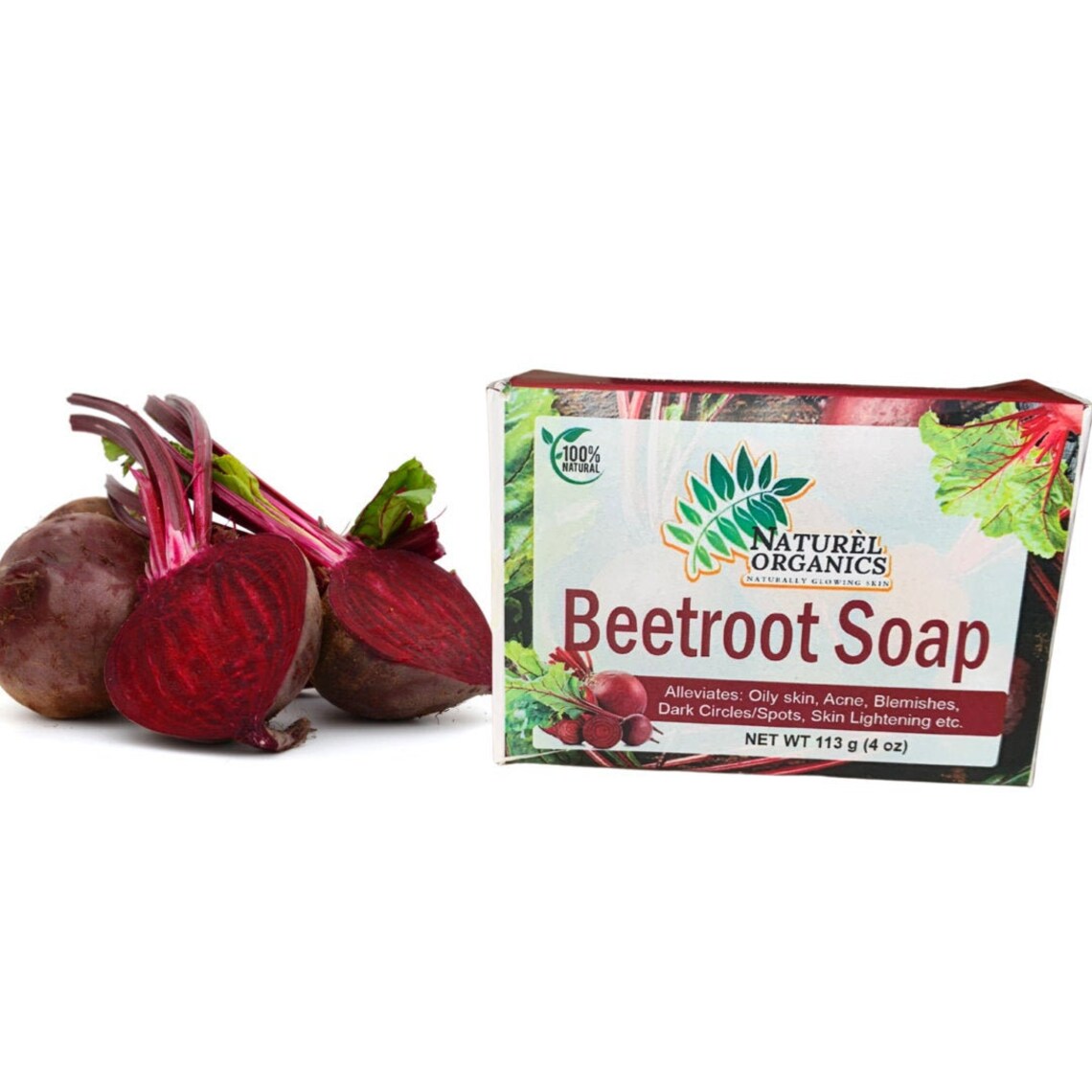 Beetroot soap Acne soap Oily Skin Vegan Etsy