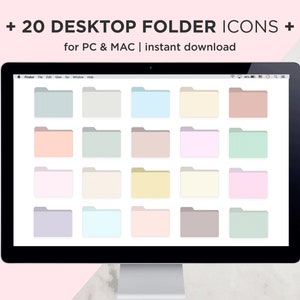 Pastel Desktop Folder Icons For Mac And Windows