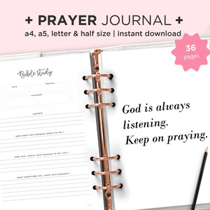 Prayer Journal Printable, Bible Study Planner, Printable Prayer, Bible Journaling, Faith Journal, Prayer Printable, Christian Journal