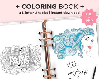 Adult Coloring Book PDF Printable Coloring Pages