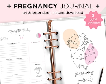 Ultimate Pregnancy Journal, Printable Pregnancy Journal, Pregnancy Planner, Pregnancy Diary, Journal Pregnancy, Printable Baby Book