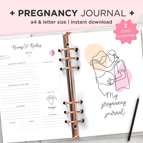 Ultimate Pregnancy Journal, Printable Pregnancy Journal, Pregnancy Planner, Pregnancy Diary, Journal Pregnancy, Printable Baby Book