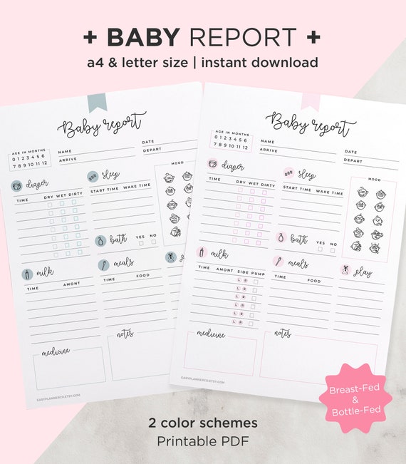 baby tracker journal