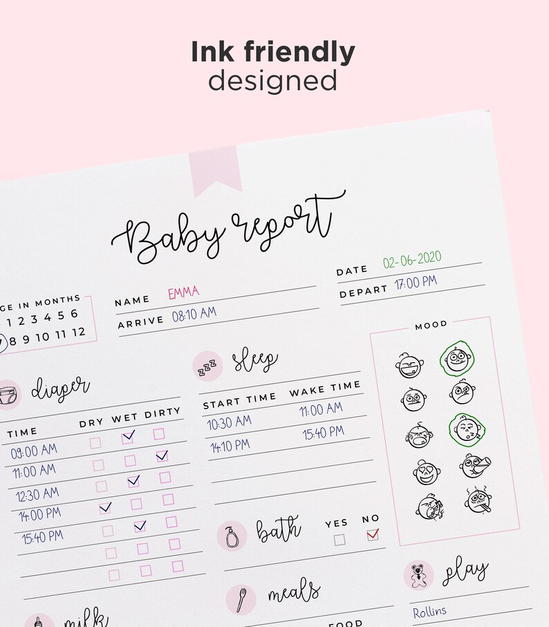 printable baby tracker printable baby tracker