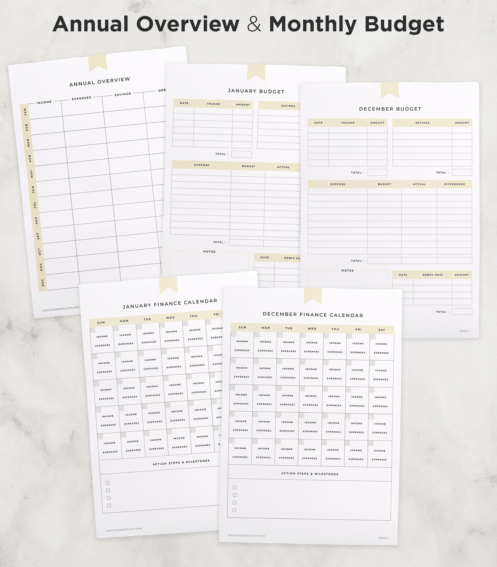Budget Binder Budget Planner Printable Financial Planner - Etsy