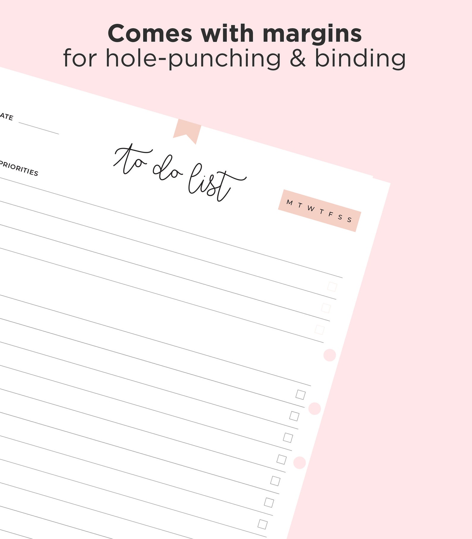 Minimalist to Do List Printable, Half Letter A4 A5 Planner Inserts - Etsy