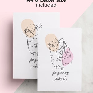 Ultiem zwangerschapsdagboek, afdrukbaar zwangerschapsdagboek, zwangerschapsplanner, zwangerschapsdagboek, dagboek zwangerschap, afdrukbaar babyboek afbeelding 8