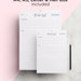 Minimalist to Do List Printable, Half Letter A4 A5 Planner Inserts - Etsy