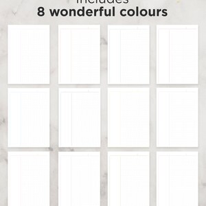Digital Note Taking Paper, Goodnotes Template, Letter Size Digital Note ...
