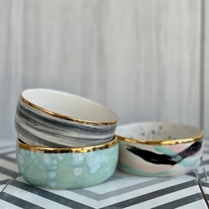 The Bella Dish, Jewelry Holder, Candle holder, Ring holder, Ice Cream bowl, Pet bowl, modern dish, trinket dish