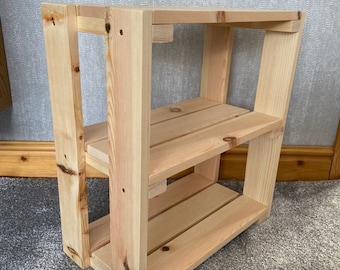 Wooden Shelving Storage Unit